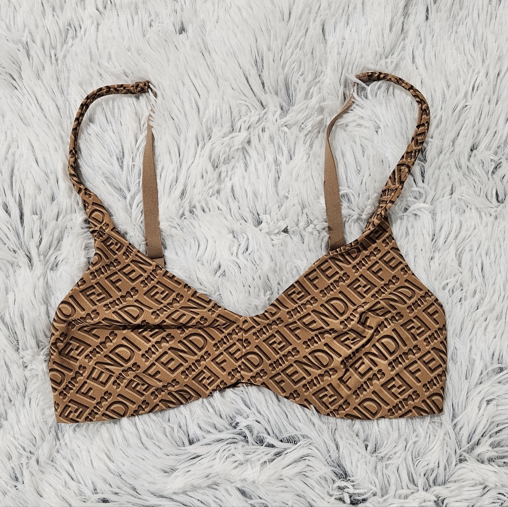 SKIMS FENDI Scoop Bralette Bra California - Picture 4 of 4
